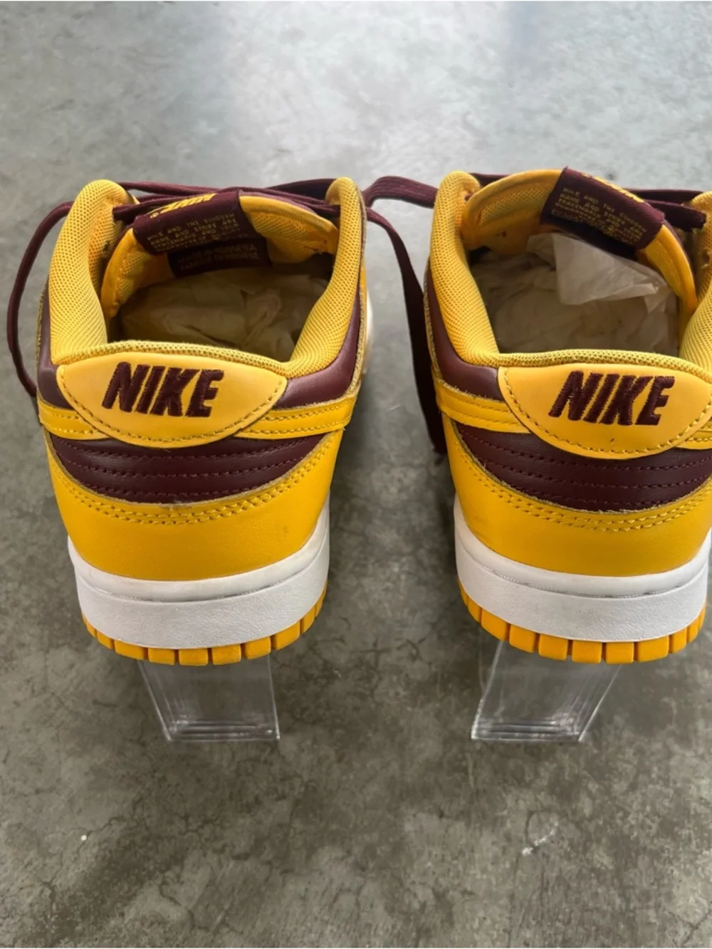 Nike Dunk Low Arizona State ASU Retro Sneakers Men’s Size 8.5 - Picture 8 of 11